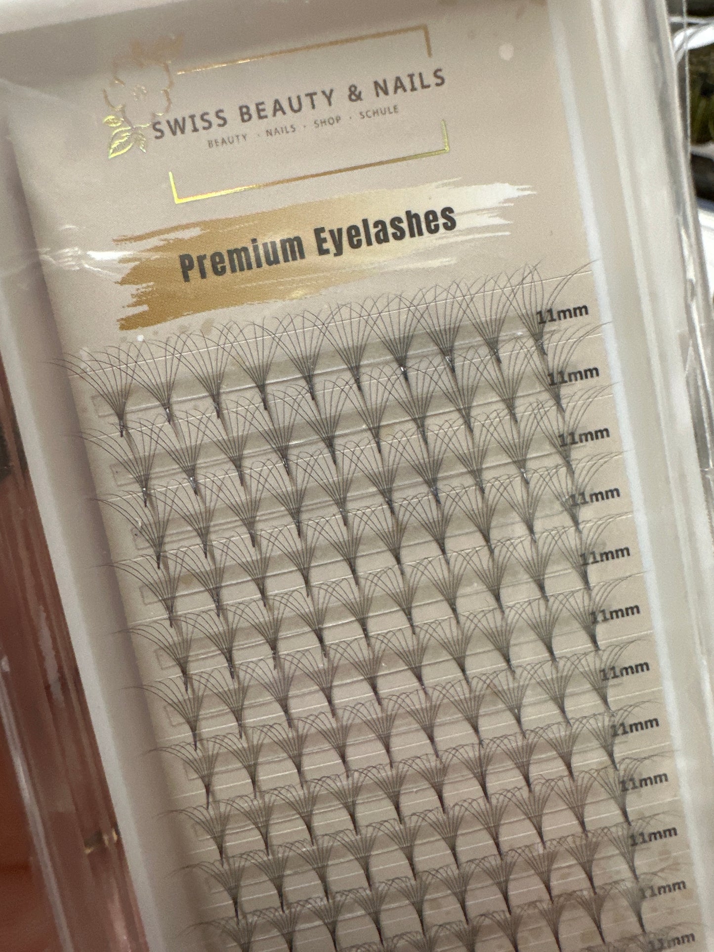 Fertigfächer Volumenfächer Wimpern 8D 11mm 0.05 D SBN