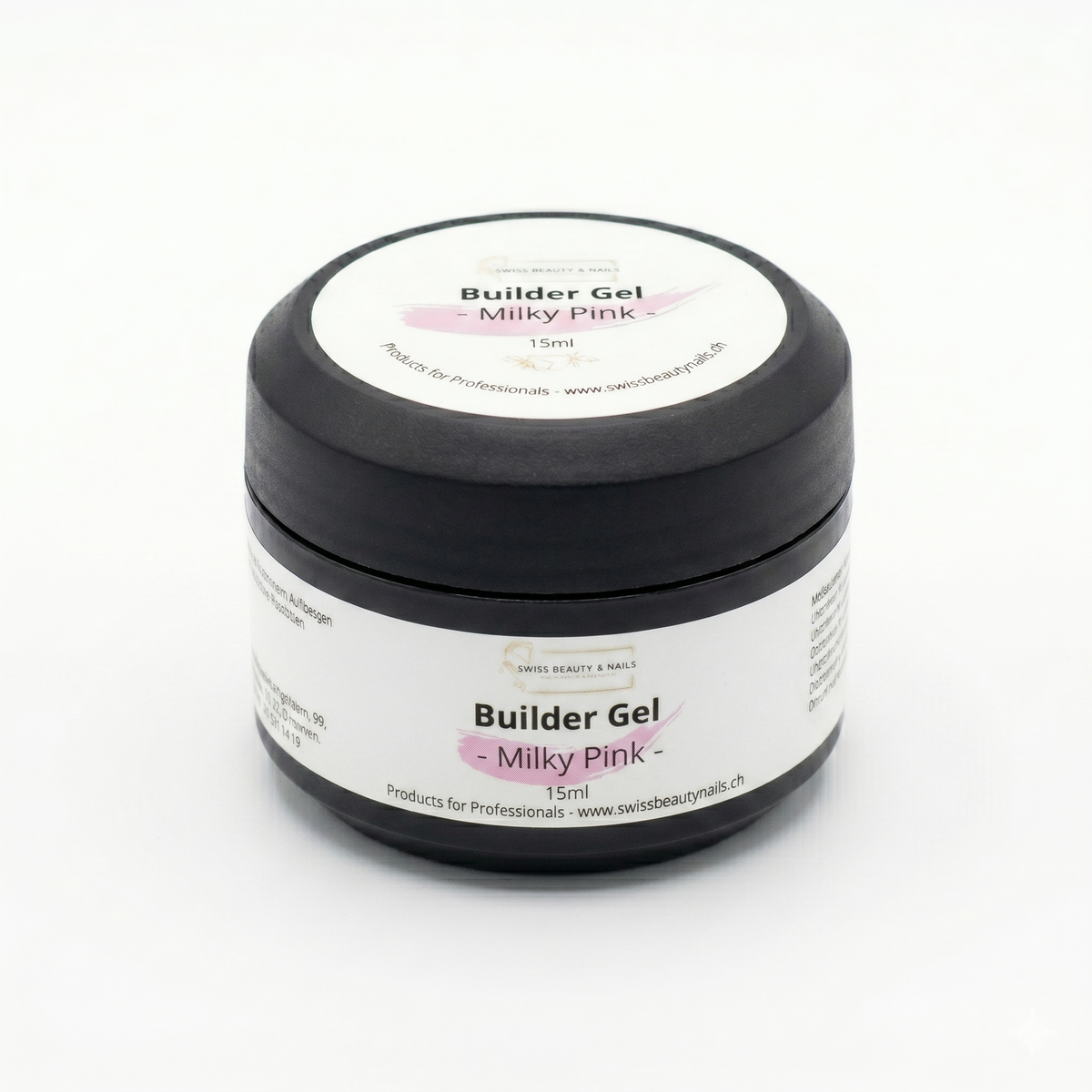 Milky Pink Builder Gel | 15ml | für no-file Technik