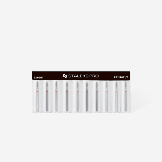 Diamant Flamme Staleks EXPERT rot 10 Stk. 8mm