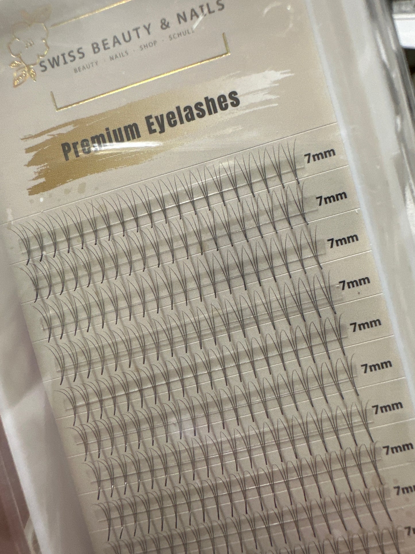 Fertigfächer Volumenfächer Wimpern 3D 7mm 0.05 C SBN