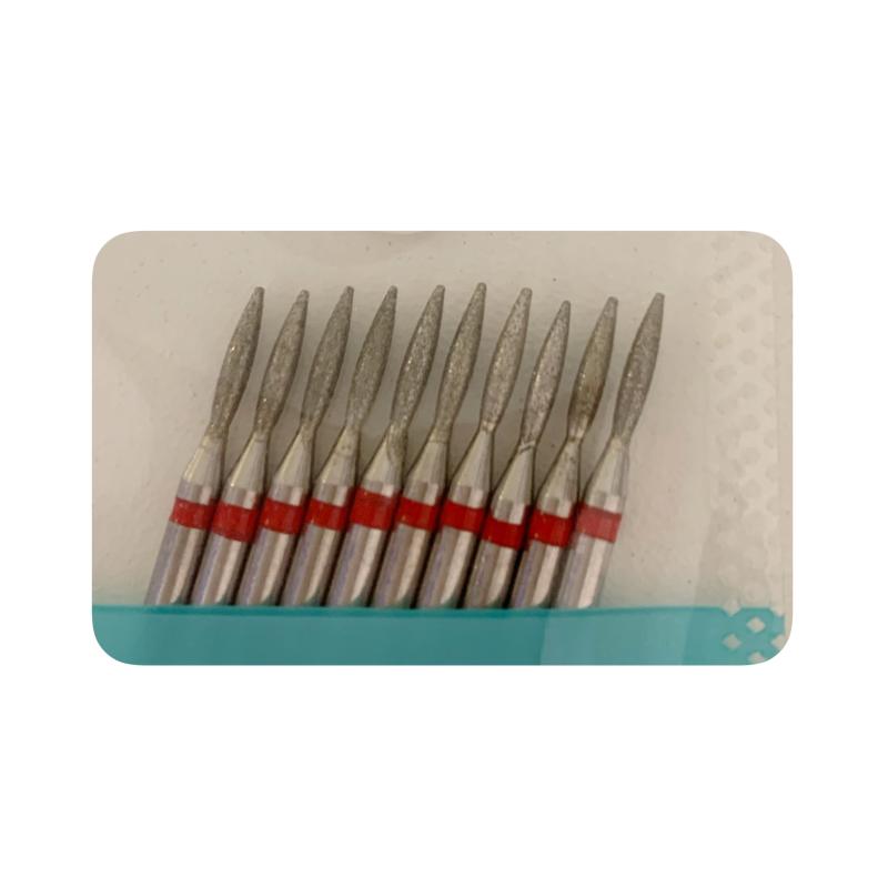 Diamant Flame fein rot 10 Stk.