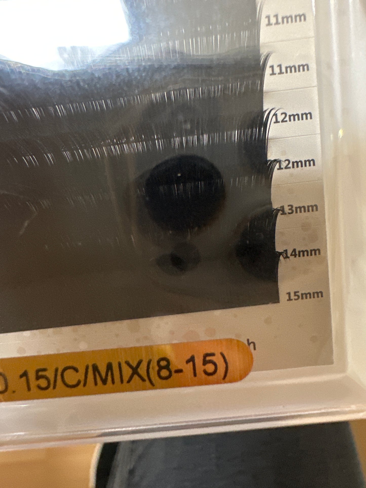 Wimpern SBN 0.15 Mix Tray C Curl (8-15)