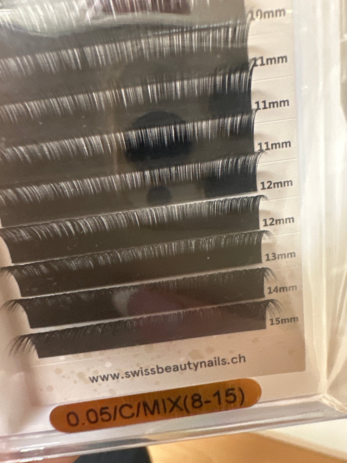 Wimpern SBN 0.05 Mix Tray C Curl (8-15) SBN