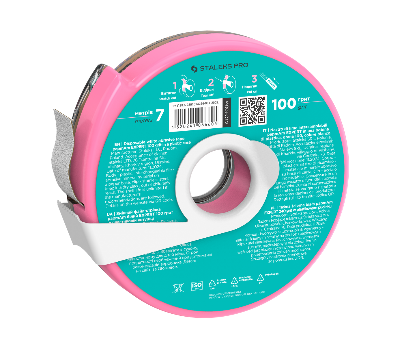 Staleks papmAm Donut Feilen 100 Grit