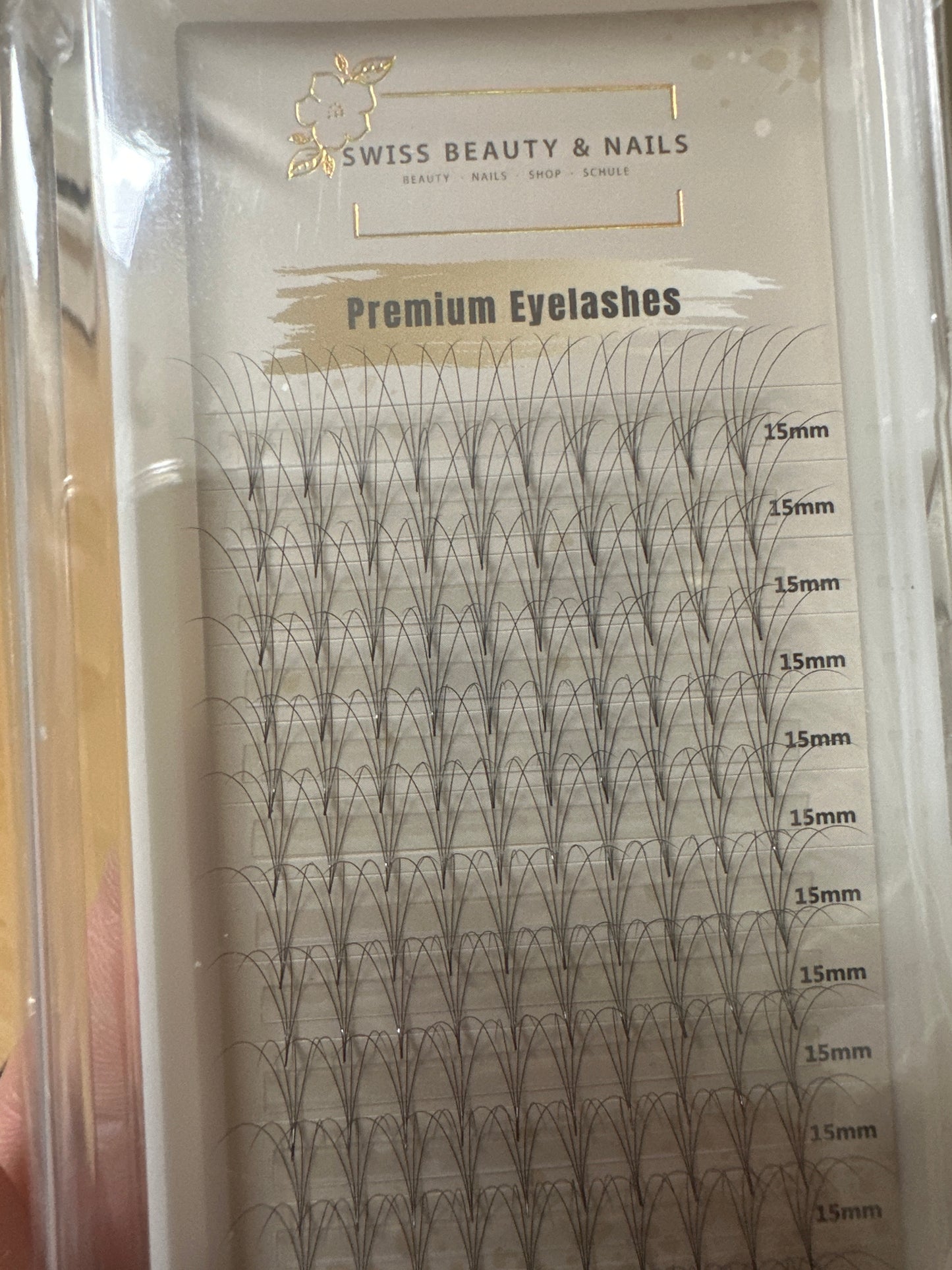 Fertigfächer Volumenfächer Wimpern 4D 15mm 0.05 D SBN