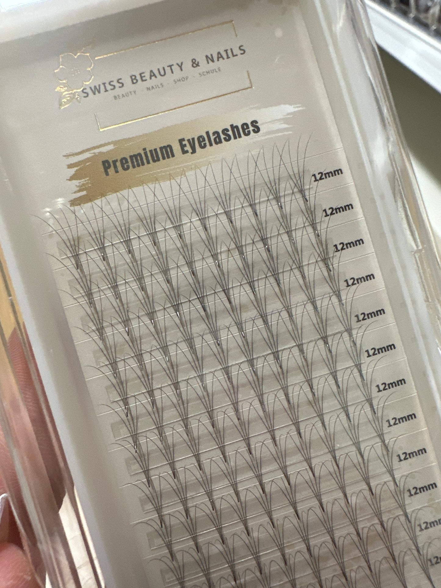 Fertigfächer Volumenfächer Wimpern 4D 12mm 0.05 C SBN