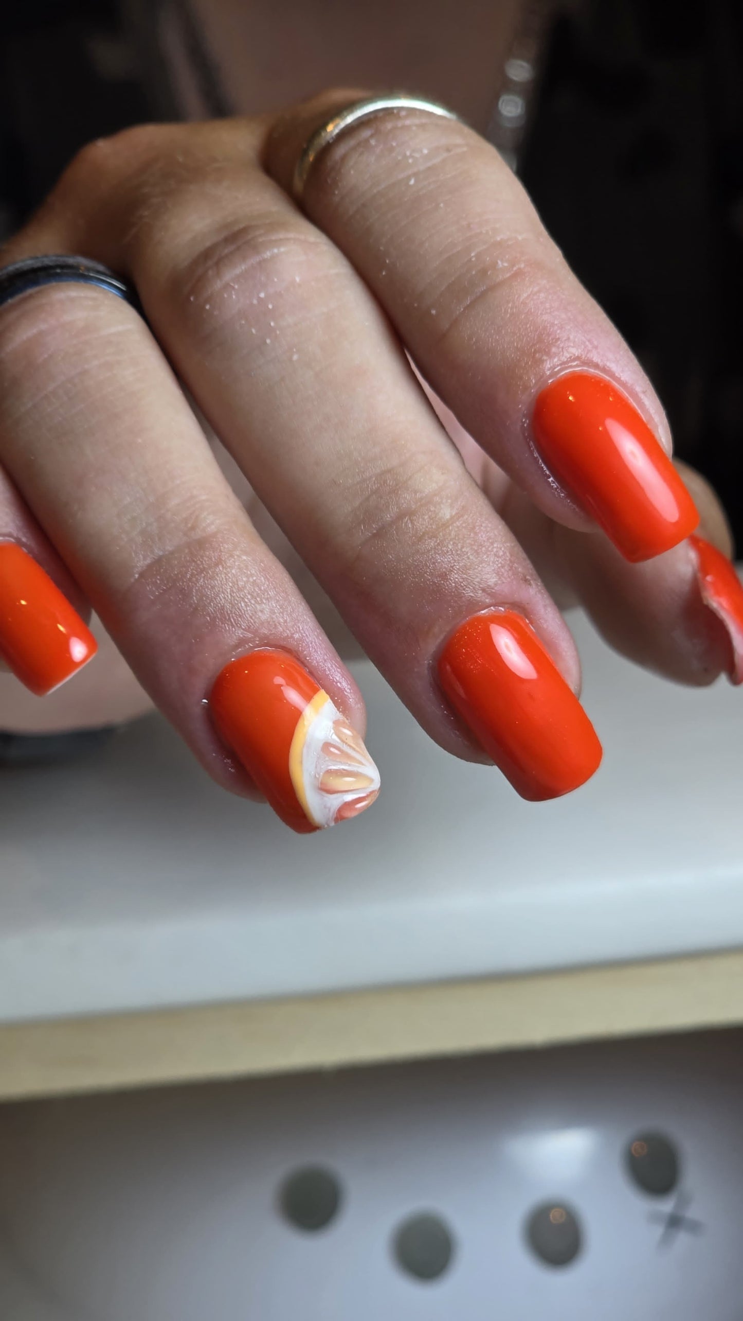 Gel Farbe 5ml | Lava Red