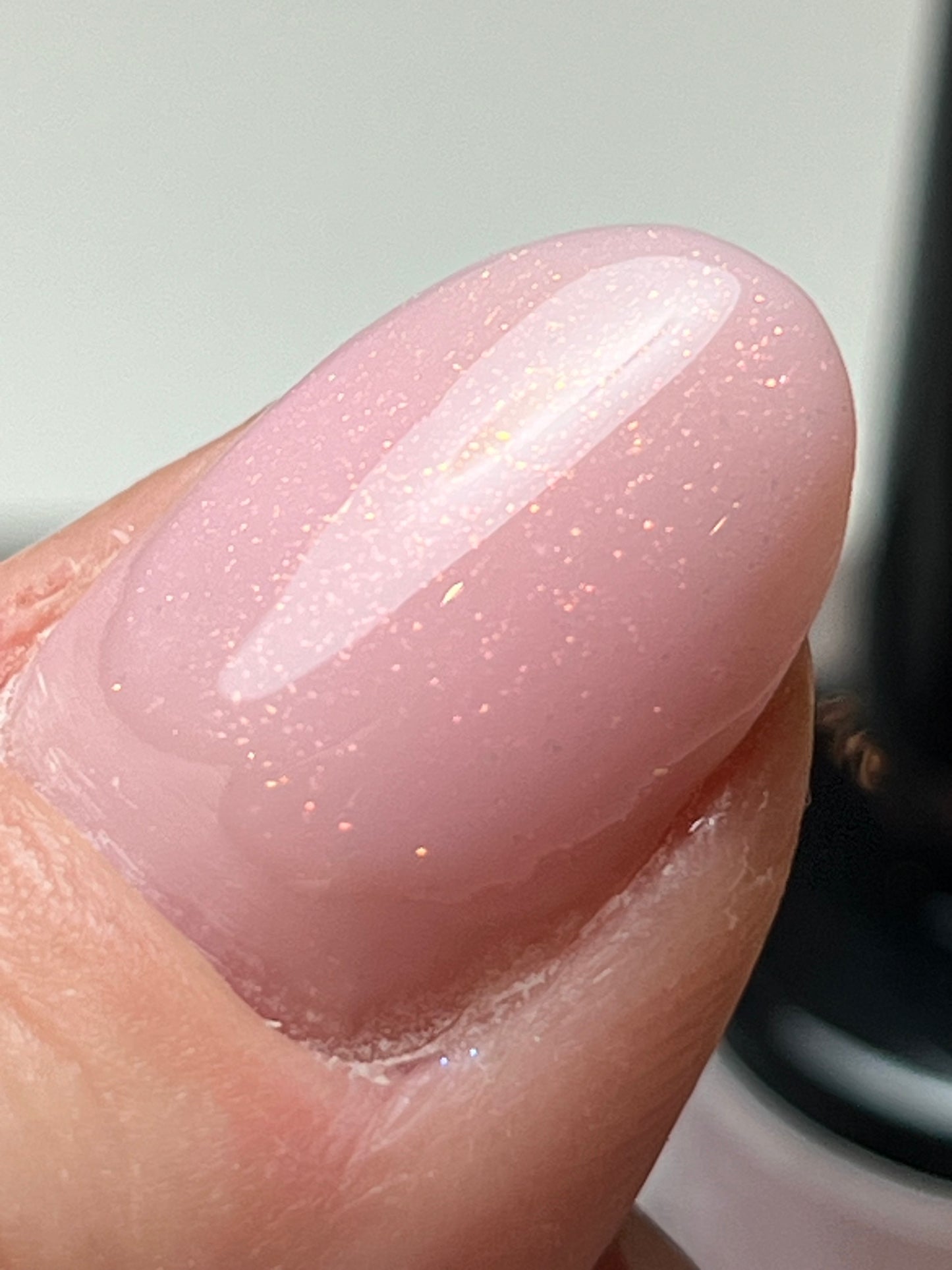 Pink Gloss Top Gel 8ml | pink shimmer