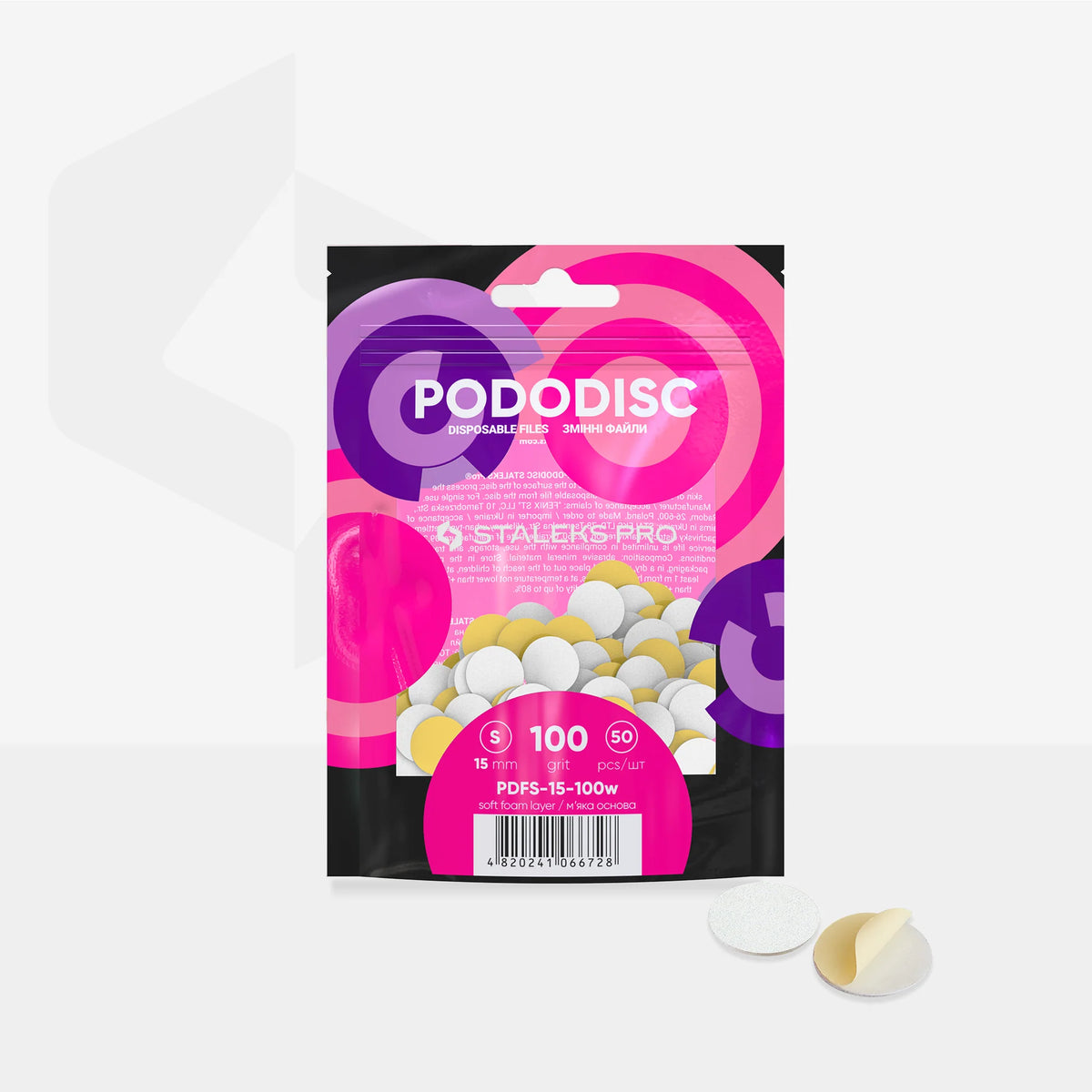 Podo Disk Pads 15mm S | 50Stk. Staleks