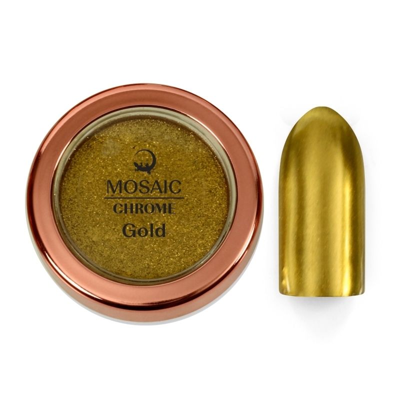 Chrome Pressed Pigment Gold