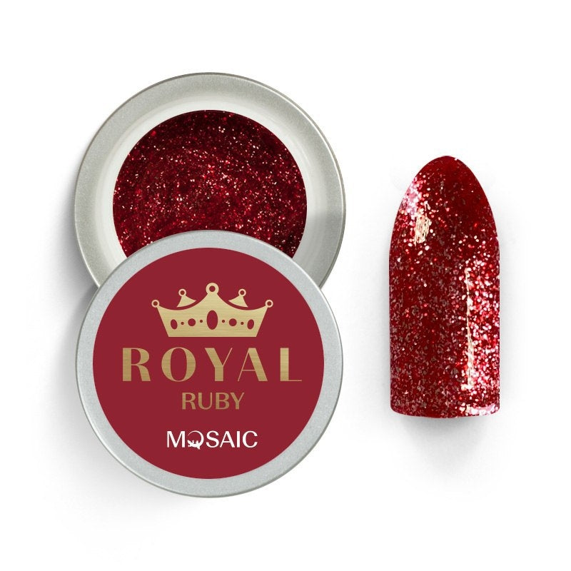Royal Gel Ruby 5ml Glitter Gel
