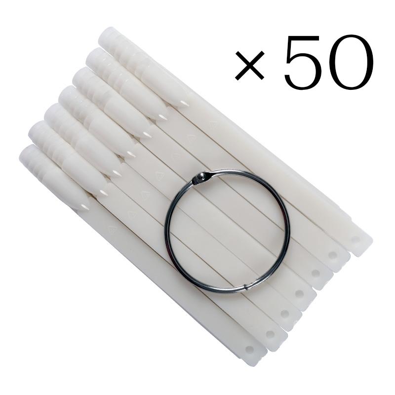 Fächertips natur 50 Stk. am Ring