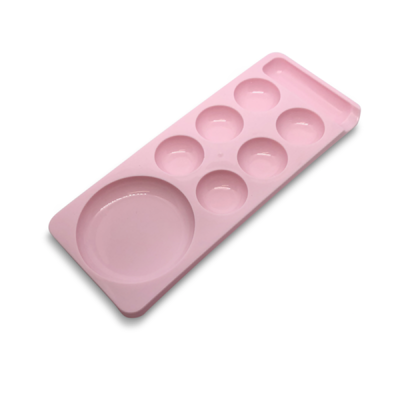 Farb Misch Palette rosa