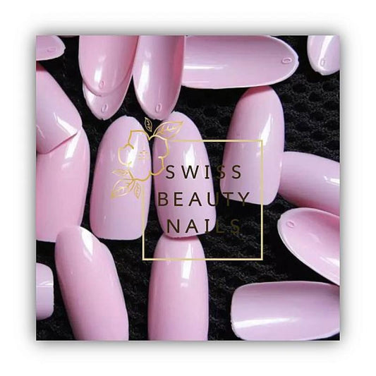 Full Cover Tips rosa oval 500 Stk.