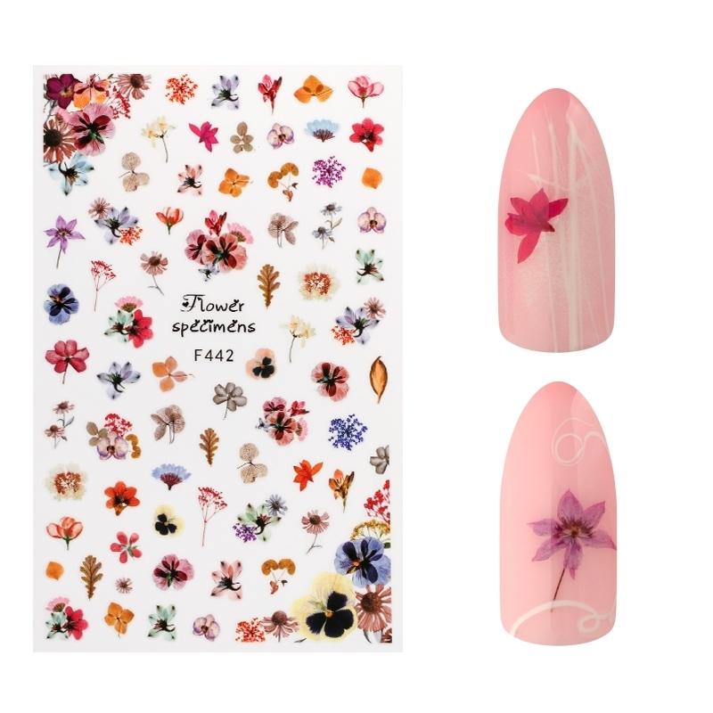 Nailart Sticker | Herbstblüten F442