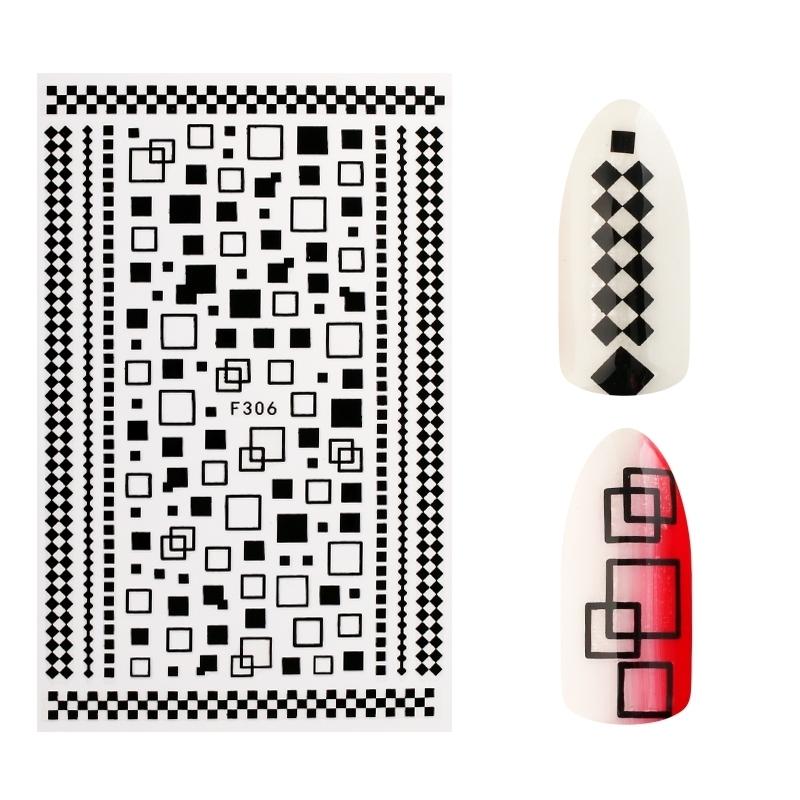 Nailart Sticker | Quadrate F306