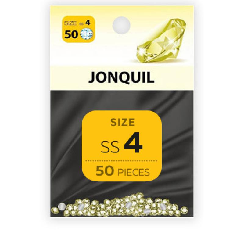 Strass Steine Jonquil SS4 50 Stk.