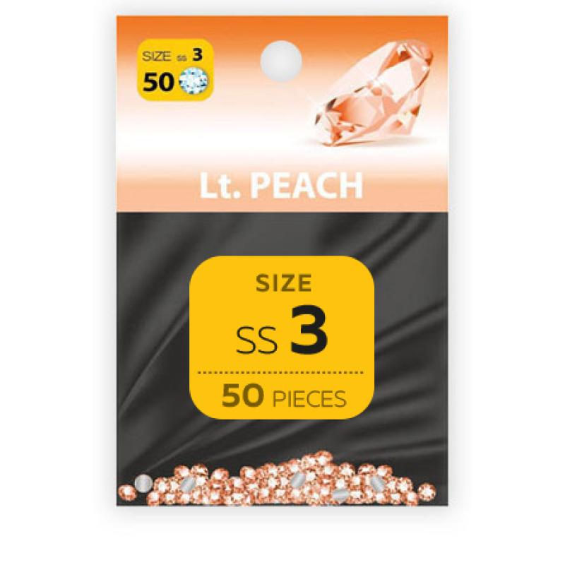 Strass Steine Light Peach SS3 50 Stk.
