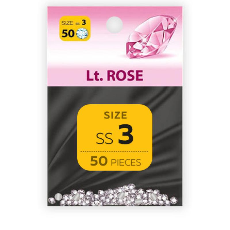 Strass Steine Light Rose SS3 50 Stk.
