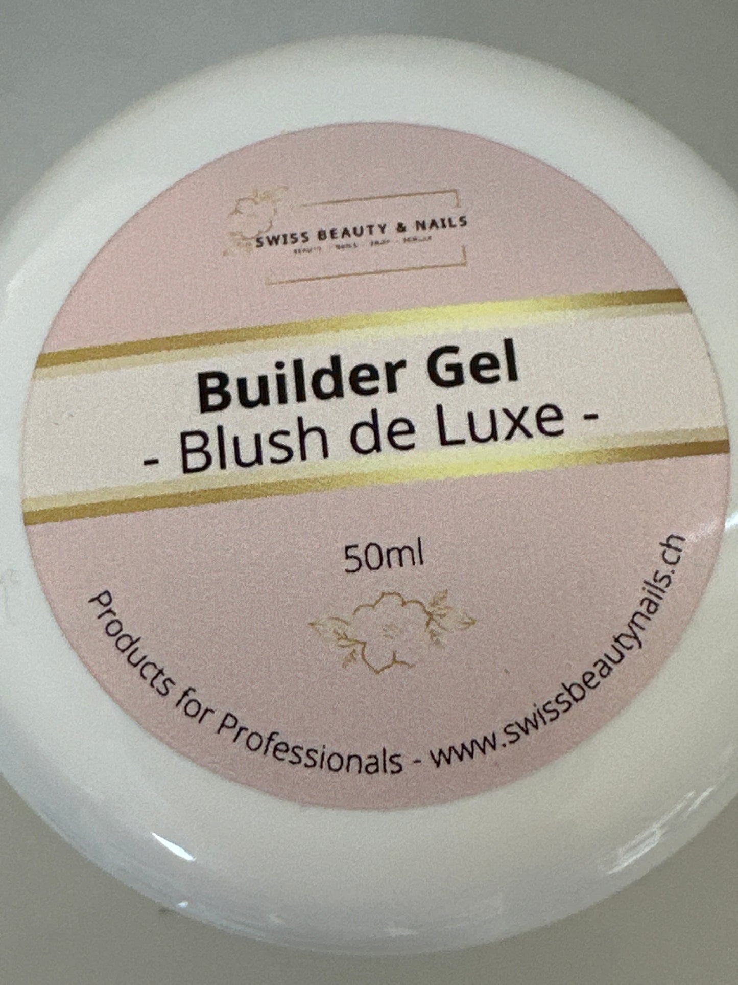 Blush de Luxe Aufbau Builder Gel | 50ml Profi-Nagelgel für Nailstudios