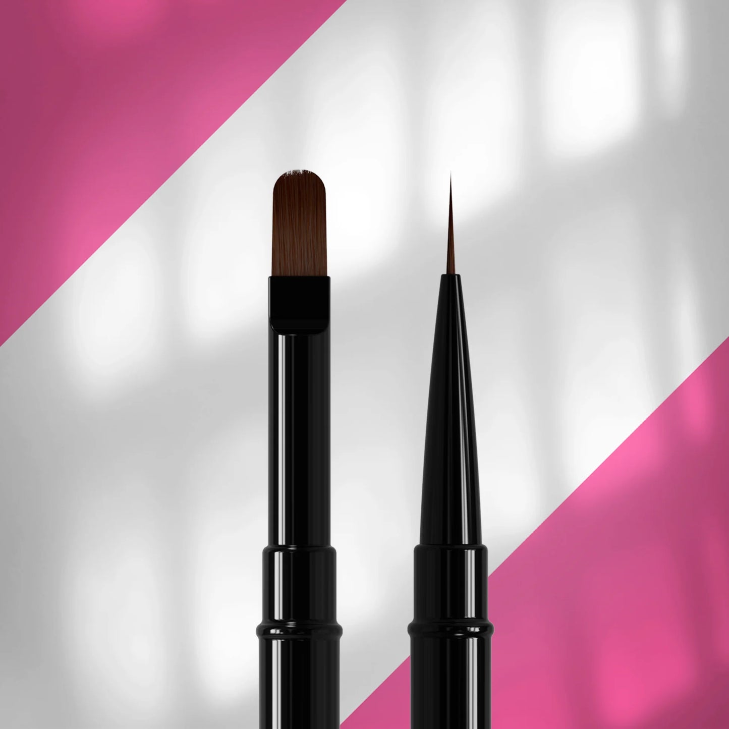 STALEKS EXPERT Zweiseitiger Pinsel, Liner 10 mm/für Gel 11 mm