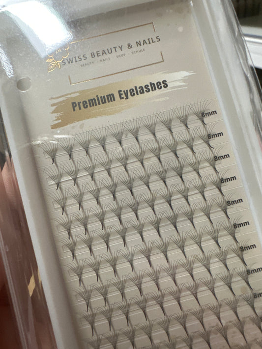 Fertigfächer Volumenfächer Wimpern 8D 8mm 0.05 C SBN