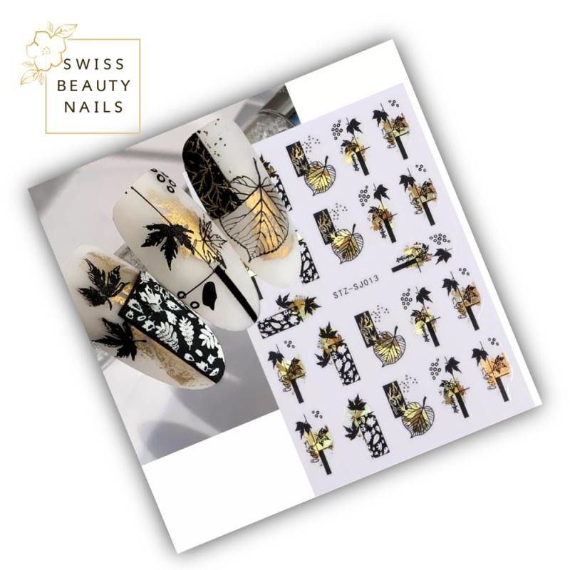Nailart Sticker | Blätter Herbst 013