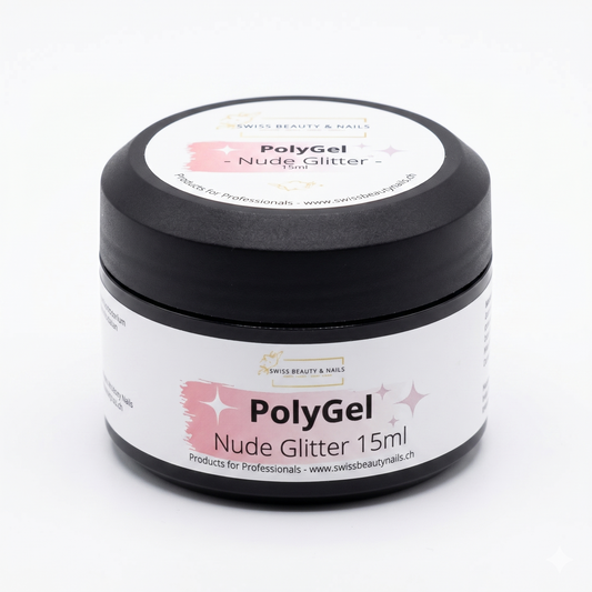 PolyGel Nude Glitter 15ml