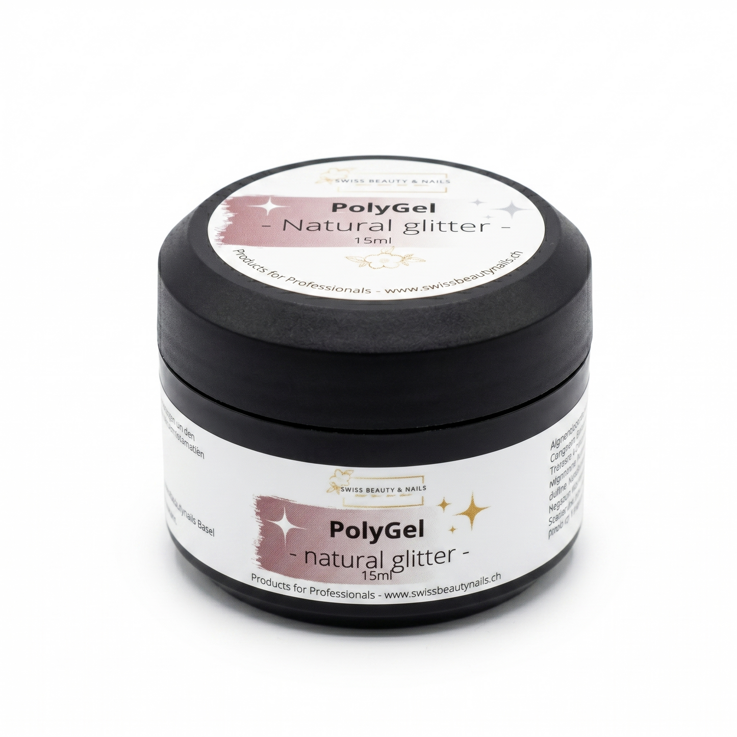 PolyGel Natural Glitter 15ml