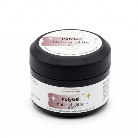 PolyGel Natural Glitter 15ml