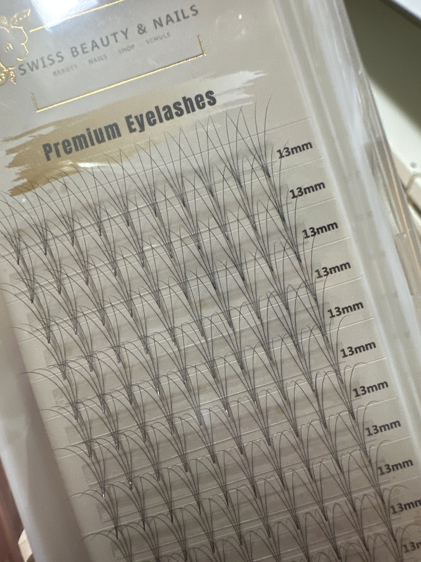 Fertigfächer Volumenfächer Wimpern 4D 13mm 0.05 C SBN