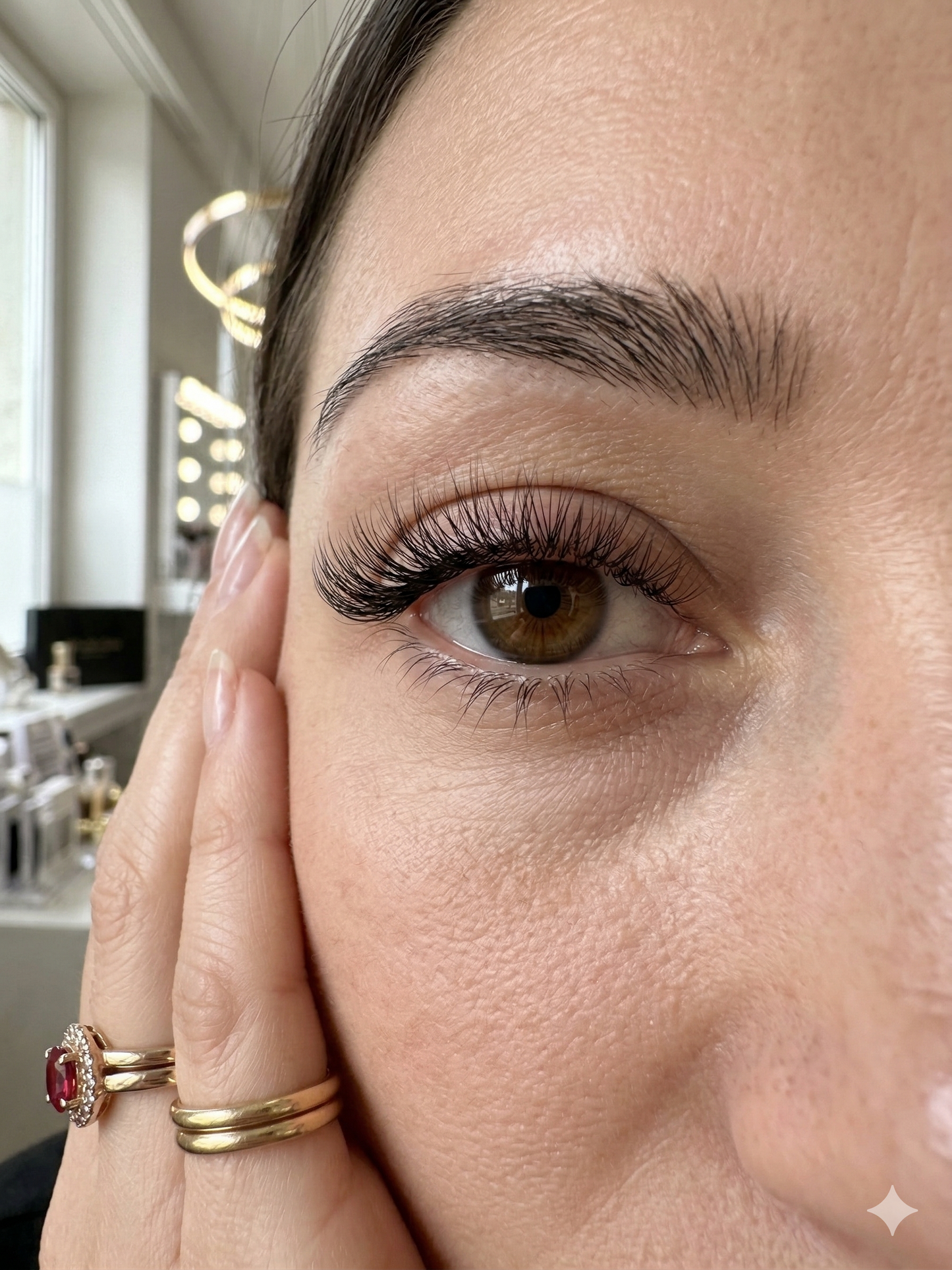 Fertigfächer Volumenfächer Wimpern 6D 7mm 0.05 D SBN