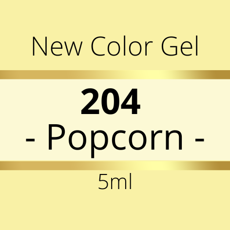 Gel Farbe 5ml | Popcorn Nr. 204