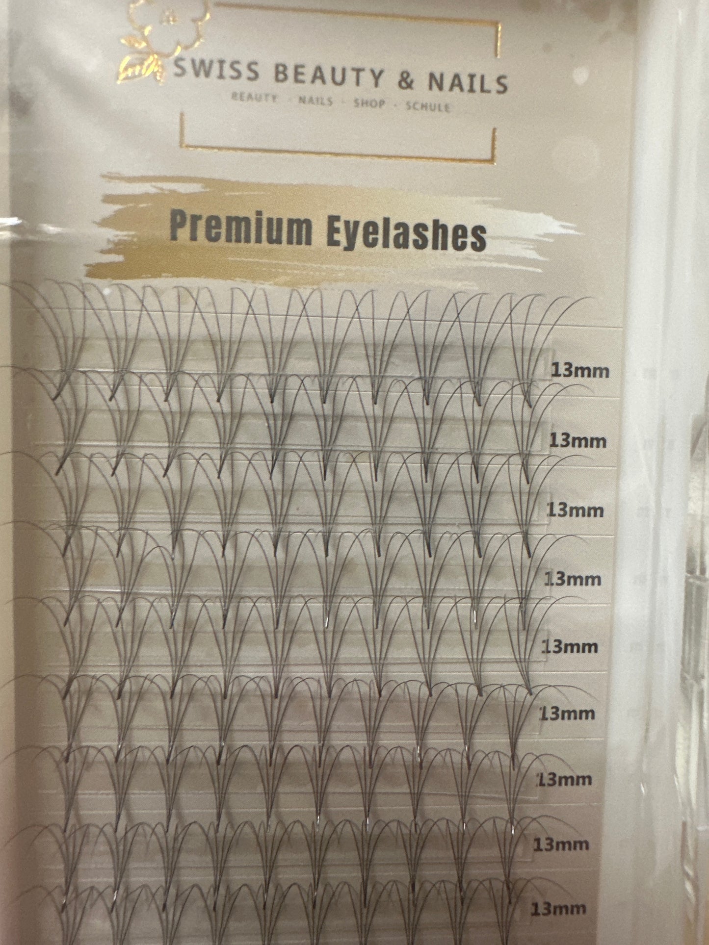 Fertigfächer Volumenfächer Wimpern 4D 13mm 0.05 D SBN