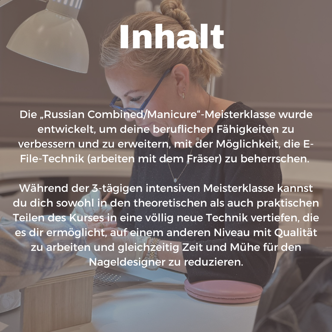 3 Tages Kurs Basis Gelnägel Nagelmodellage