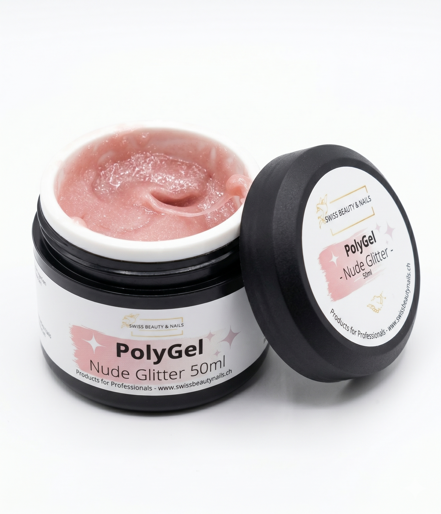 PolyGel Nude Glitter 50ml