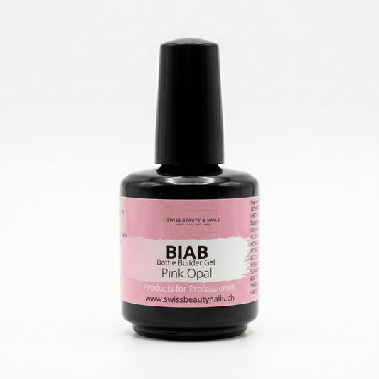 BIAB Bottle Builder Gel 15ml | Pink Opal
