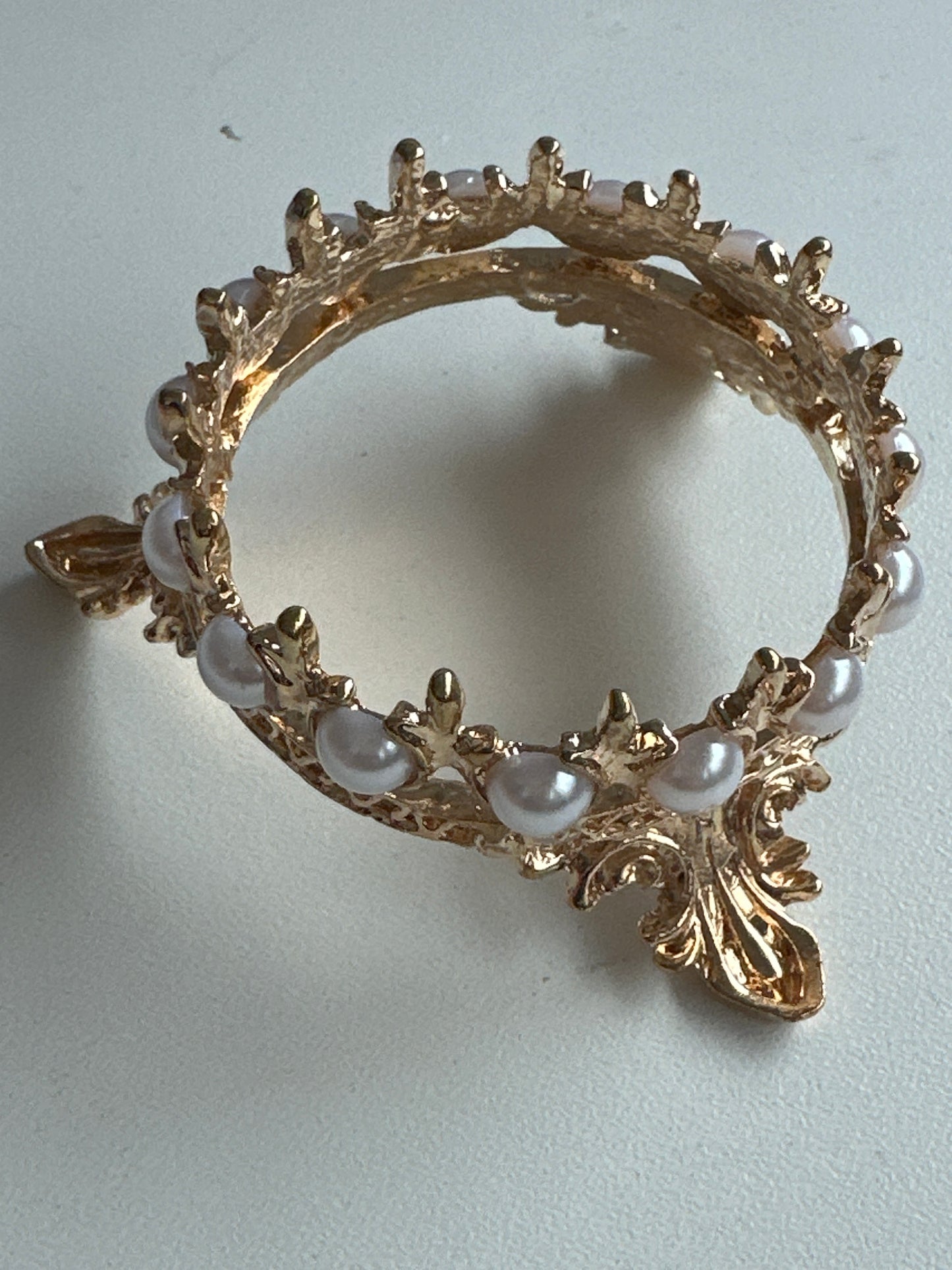 Pinselhalter Krönchen Krone gold