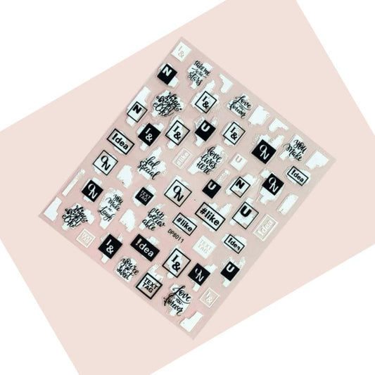 Nailart Sticker | Modern DP8011