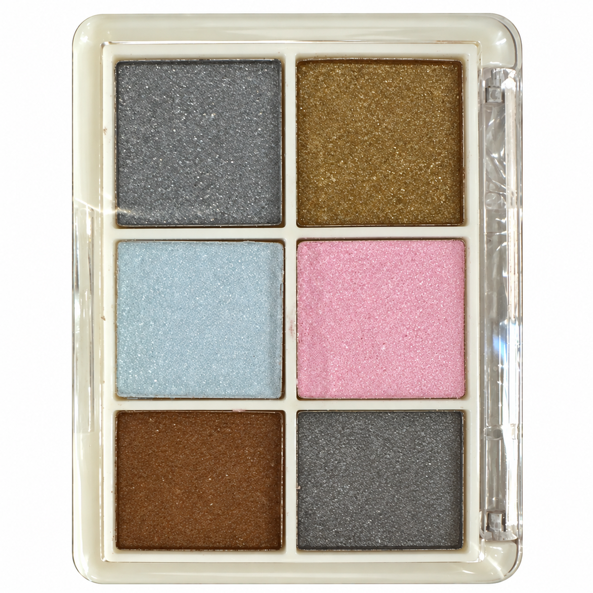 6-Farbige Chrom-Palette – Press Powder für High-Gloss Nagelart | Kein Staub, Kein Chaos