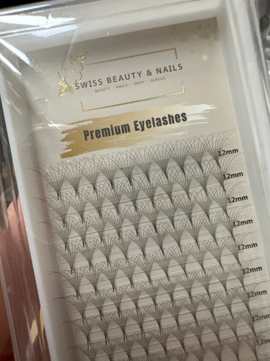 Fertigfächer Volumenfächer Wimpern 8D 12mm 0.05 D SBN