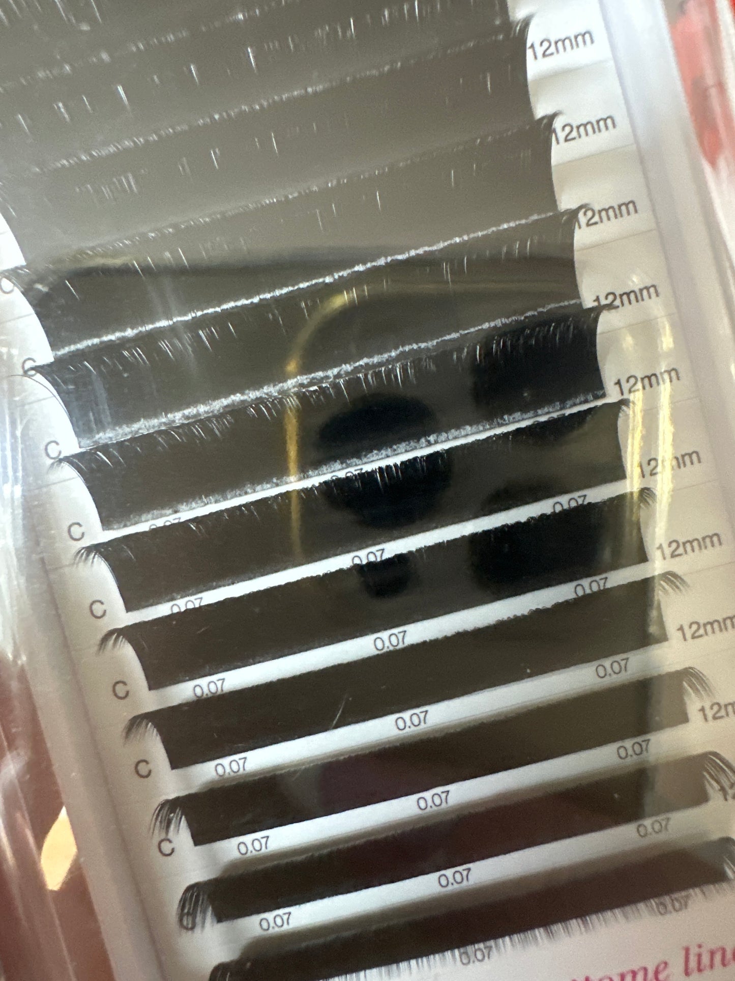Wimpern Easy Fan C 0.07 12mm