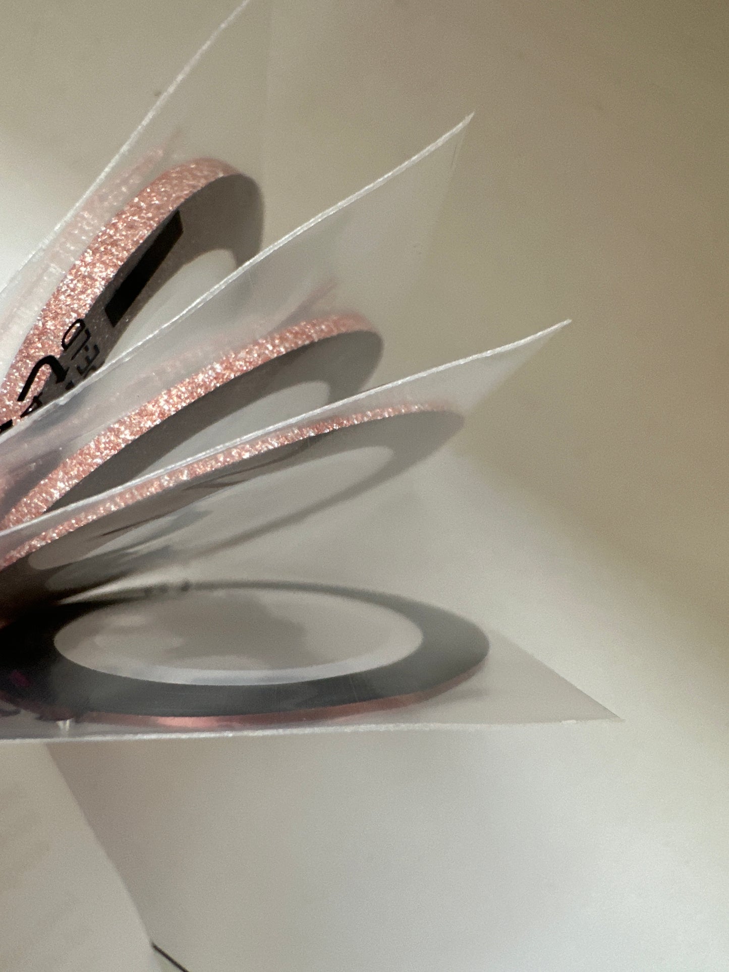 Set 4x Zierstreifen rose gold