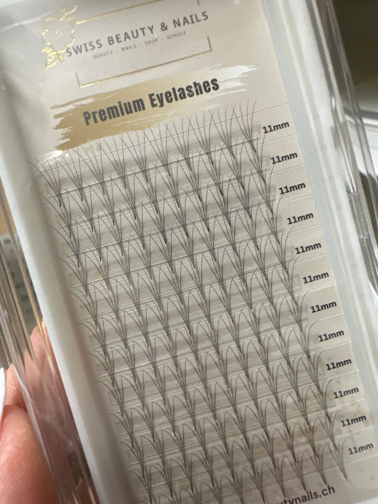 Fertigfächer Volumenfächer Wimpern 4D 11mm 0.05 C SBN