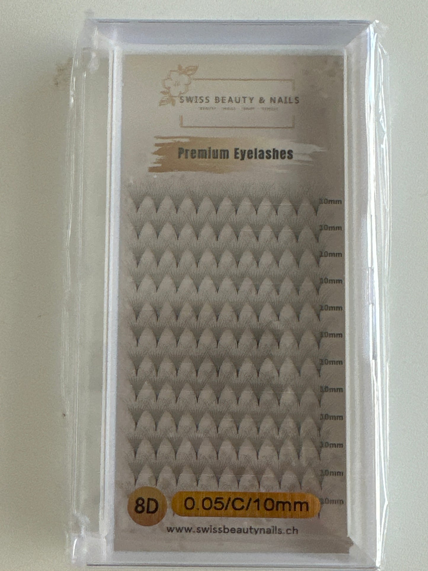 Fertigfächer Volumenfächer Wimpern 8D 10mm 0.05 C SBN