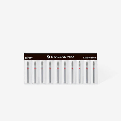 Diamant Flamme Staleks EXPERT rot 10mm