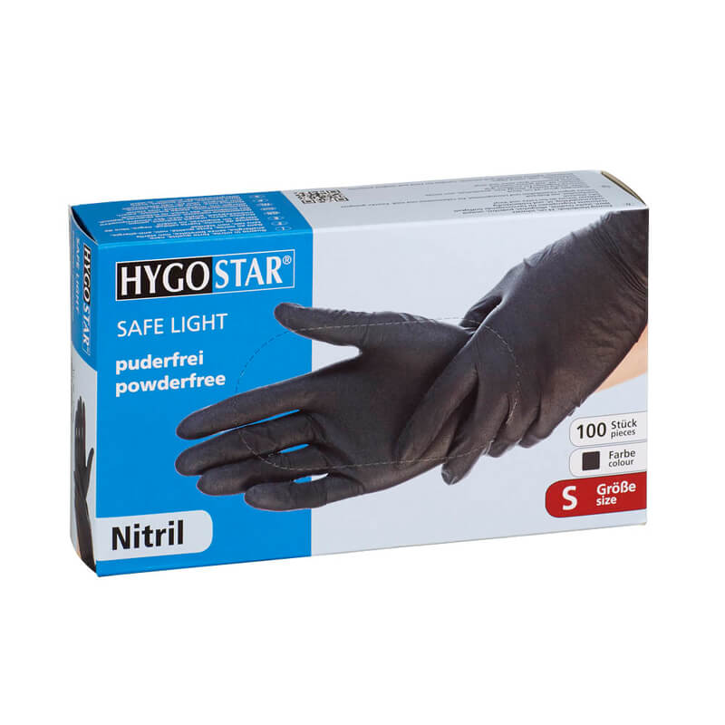 Nitril Handschuhe 100 Stk. schwarz S