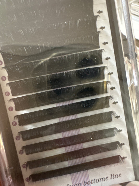 Wimpern Easy Fan D 0.07 11mm