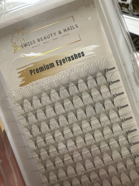 Fertigfächer Volumenfächer Wimpern 8D 13mm 0.05 D SBN