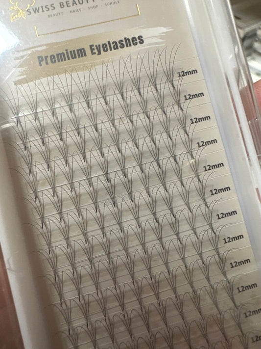 Fertigfächer Volumenfächer Wimpern 4D 12mm 0.05 D SBN